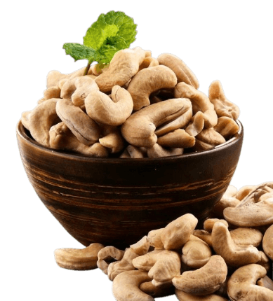 Bowl of premium cashews